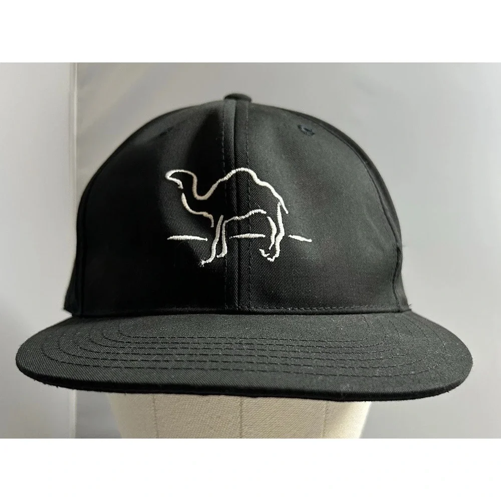 Vintage Camel Cigarettes Snapback Hat Joe Camel Logo Black Embroidered Cap RJRTC